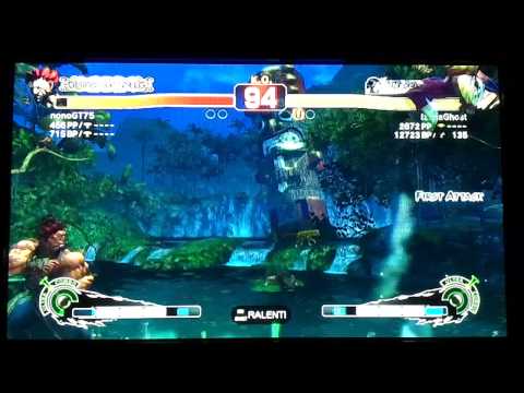 nonoGT75 [Akuma] vs IzunaGhost [Vega] SSF4 AE 2012 Online Ranked Matches - PSN