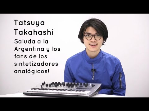 KORG minilogue - Tatsuya Takahashi saluda a Argentina.