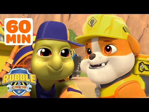 Mr. McTurtle's Yepperoozi Construction Moments! w/ Rubble | 1 Hour Compilation | Rubble & Crew