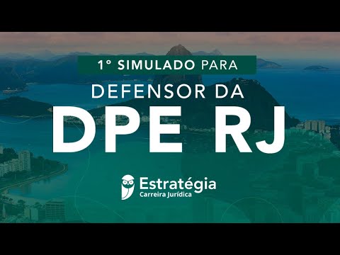1º Simulado Defensor da DPE RJ - Correção