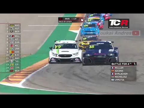 WTCR 2022 Fecha 04 Motorland Aragón España. Carrera 1 Completa HD