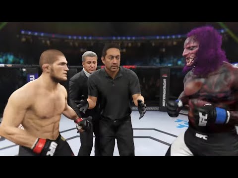 Khabib vs. Blind Oni - EA Sports UFC 2 - Champions Fight ☝️🦅