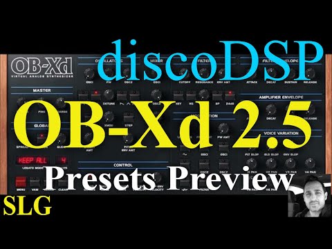 discoDSP | OB-Xd Update 2.5 | Presets Preview