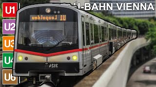 🇦🇹 Vienna U-Bahn - All the Lines / Alle Linien - Wiener U-Bahn (2023) (4K)