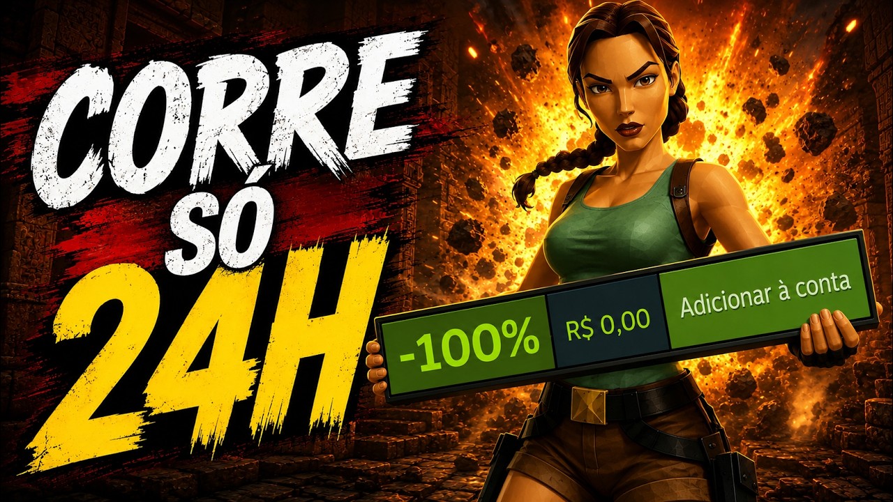 ACABA EM 24H! Jogos para PC Liberados e Ofertas Históricas.