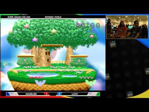 Smash Con 2019 - Madrush (Falcon) Vs. Loto (Falcon) Super Smash Bros. Division 1
