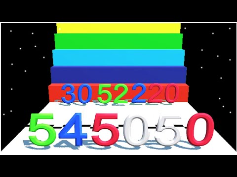 Number Run Join Count Merge 3D - Gameplay Walkthrough - Max Levels