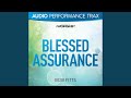 Blessed Assurance (Original Key Without Background Vocals)