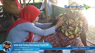 Download lagu Debu Bertebaran, Korban Banjir Bandang Mulai Diserang Penyakit ISPA mp3
