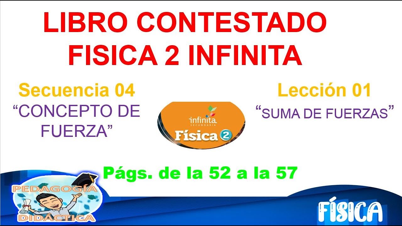 FISICA 2 INFINITA, PAGS 52, 53, 54, 55, 56 Y 57 CONTESTADAS