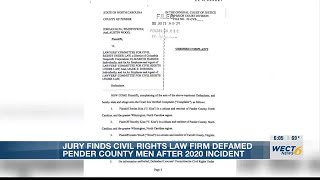 Jury finds civil rights law firm defamed Pender Co. men after 2020 incident