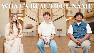 What a Beautiful Name - Hillsong Worship (COVER) ft. Grant West, Hallie Cahoon & Kainoa Sorensen