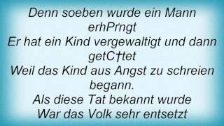 19509 Pur - Der Henker Lyrics