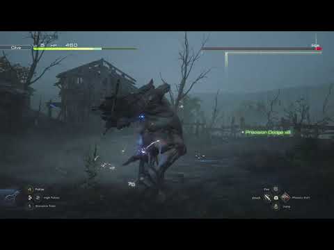 FINAL FANTASY XVI DEMO *Gigas Fight perfect dodge combo*