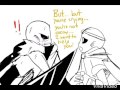 Cross x Dream Sans comic (by Joku)