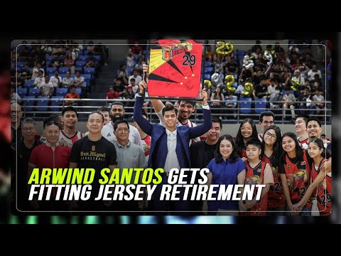 Arwind Santos reflects on jersey retirement with SMB, shares future plans ABS-CBN News