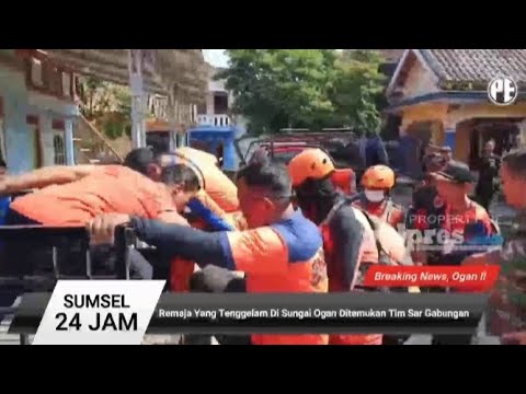 Remaja Yang Tenggelam Disungai Ogan Ditemukan Tim Sar Gabung