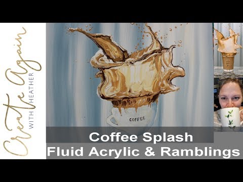 Splash Swipe Fluid Art Inspired by Gina DeLuca