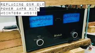 Video thumbnail for McIntosh MC312 Power Amp - replacing our old power amp with McIntosh by Concord HiFi