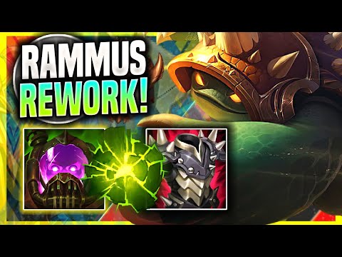 NEW RAMMUS REWORK ULTIMATE IS SO COOL! - Korean Challenger Plays Rammus Jungle vs Mordekaiser!