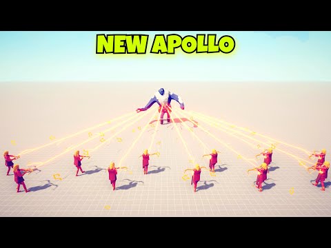 NEW APOLLO VS EVERY UNITS - Totally Accurate Battle Simulator TABS
