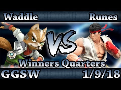 GGSW 66 - Waddle (Fox) Vs. Runes (C.Falcon,Ryu) Smash Wii U Winners Quarters - Smash 4