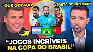 TV ARGENTINA E PORTUGUESA EMPOLGADAS COM OS JOGOS DA COPA DO BRASIL