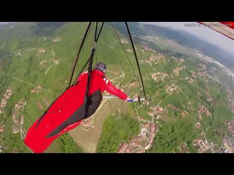 Cornedo Vicentino 10 minuti in deltaplano con Renato