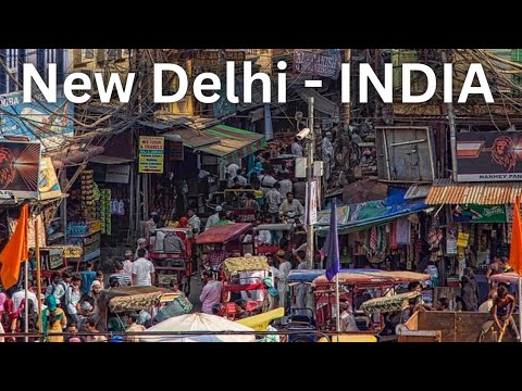 Discovering the Vibrant Heart of Paharganj, New Delhi - Walking in India 4K HDR