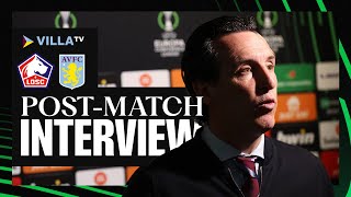 This was important for every fan I POST MATCH | Unai Emery shares his thoughts after Lille victory
