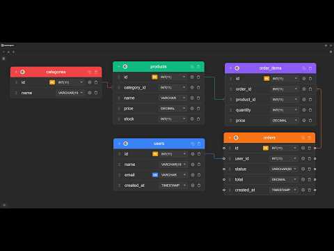 SQL Designer video preview