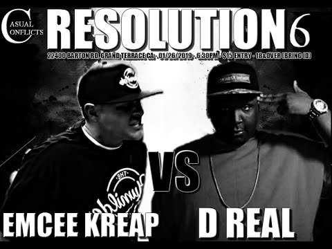 Emcee Kreap vs D-Real