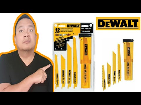 DeWALT 10 pieces Wood and Metal Reciprocating Saw Blade set