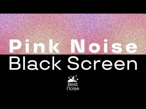 Pink Noise Black Screen (8 hours continuous) 888 Hz LPF