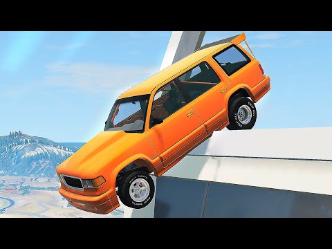 Cars vs Skyscraper  BeamNG Drive
