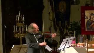 J. Bach Gavotte from Partita N° 3 in E major for violin solo. Carbon Fiber Violin