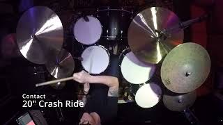 Video thumbnail for Dream Cymbals - 20" Contact Crash Ride by Dream Cymbals and Gongs