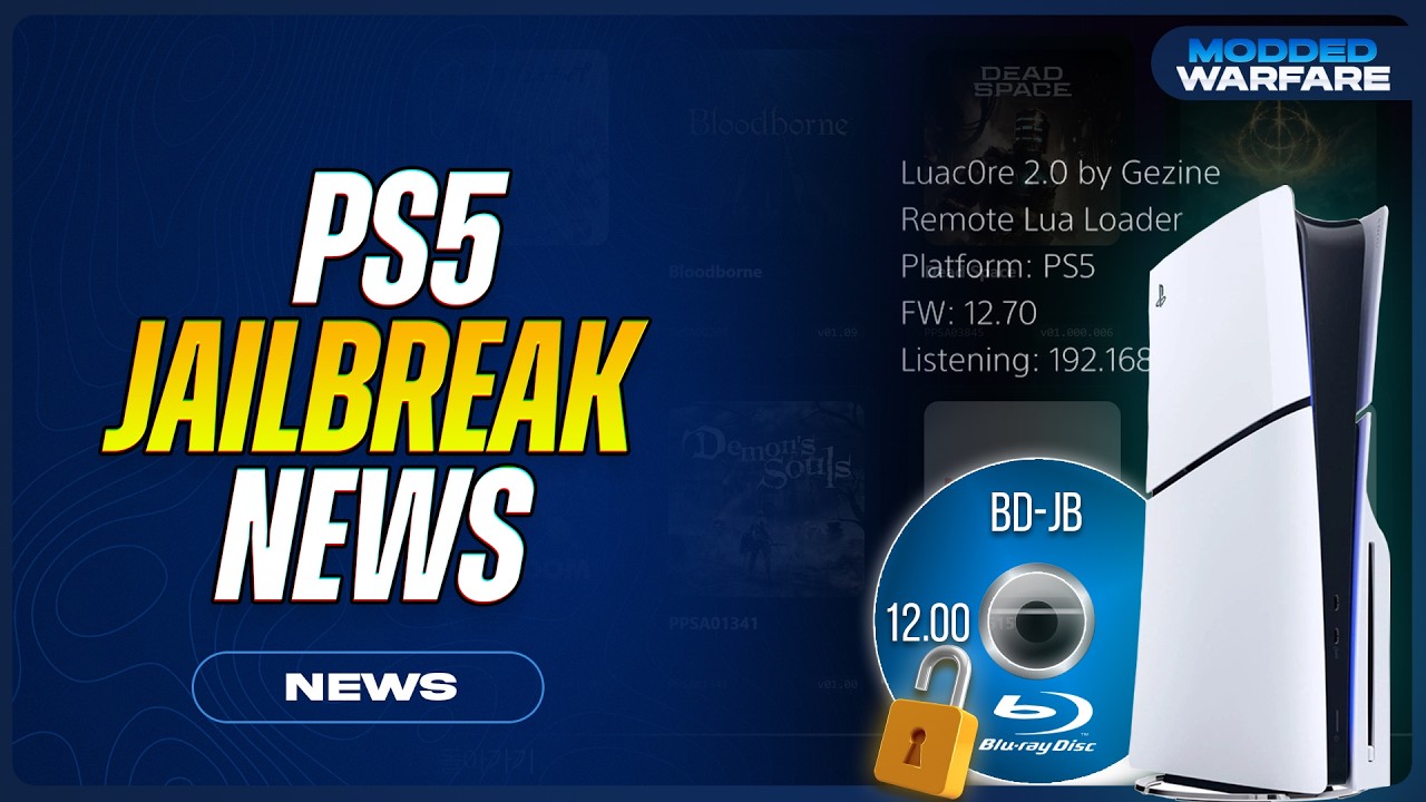PS5 Jailbreak News: Luac0re 2.0, 12.00 BD-JB, Linux Support & More!