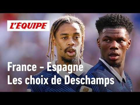 France - Espagne : Barcola et Tchouaméni titulaires... Les choix forts de Deschamps en demi-finales