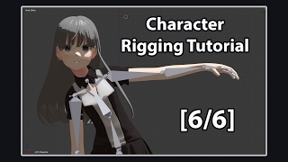 [6/6] Complete Character Rigging Guide (w/ Hair Physics) - Blender Tutorial