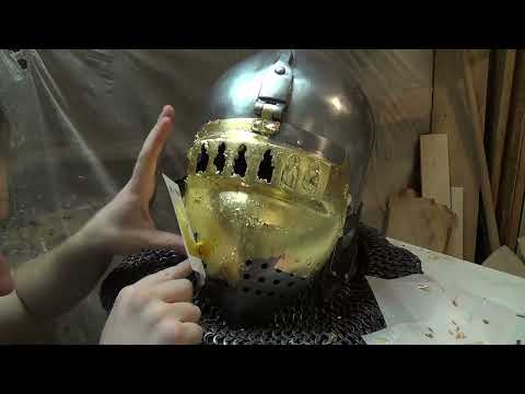 Gilding Armor authentic and metal in generall with gold leaf