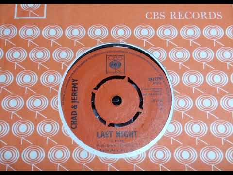 Mod Beat - CHAD & JEREMY - Last Night - CBS 202279 UK 1966 Dancer Tougher Style
