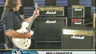 Video thumbnail for Marshall MG 100 HDFX by World Music Supply