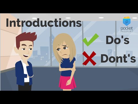 Introductions - Do's & Don'ts