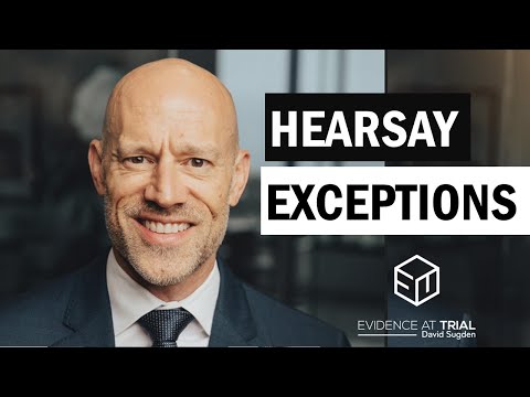 How to Spot Hearsay Exceptions -- Fast!