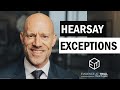 How To Spot Hearsay Exceptions Fast