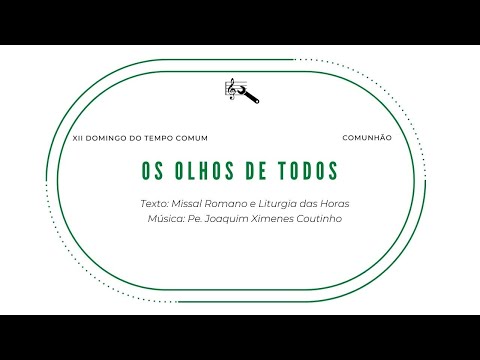 OS OLHOS DE TODOS - 12º Domingo - Ano A, B e C
