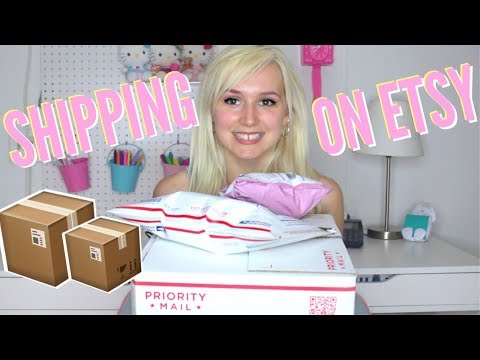 Part of a video titled How to Ship Orders on ETSY - How Shipping on ETSY Works Ι TaraLee