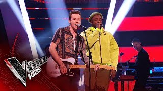 will.i.am and Danny Jones Dream Duet! | Blind Auditions | The Voice Kids UK 2019