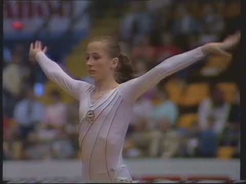 Beata Storzcer (HUN) - Europeans 1985 - Floor Exercise Final